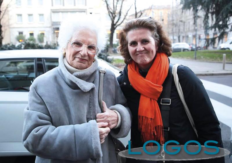 Milano - Rubina Finzi con Liliana Segre (foto di Andrea Cerchi)