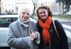 Milano - Rubina Finzi con Liliana Segre (foto di Andrea Cerchi)