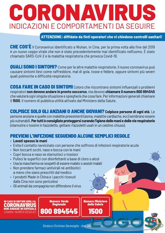 Turbigo - Il promemoria preparato dal Comune di Turbigo 