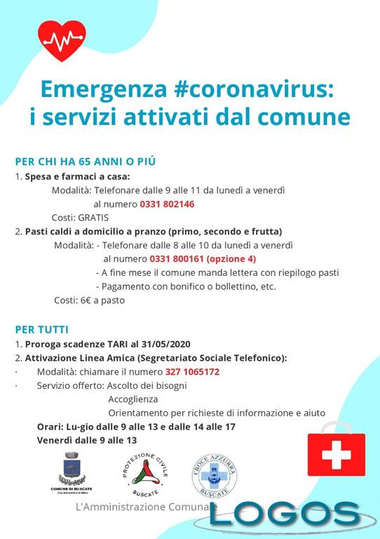 Buscate - Servizio di assistenza Coronavirus