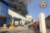 Gallarate - Incendio in una ditta