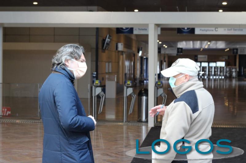 Bergamo - L'Assessore Foroni in visita al nuovo Ospedale