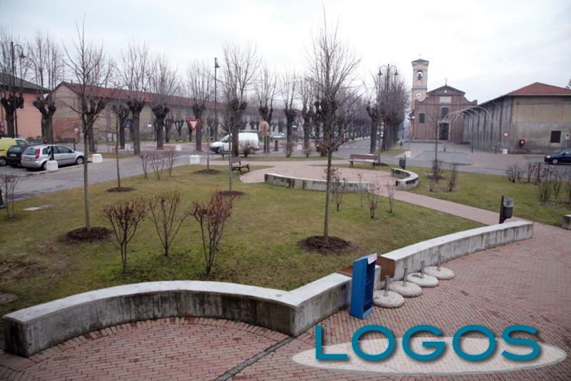 Nosate - La piazza Borromeo (Foto d'archivio)