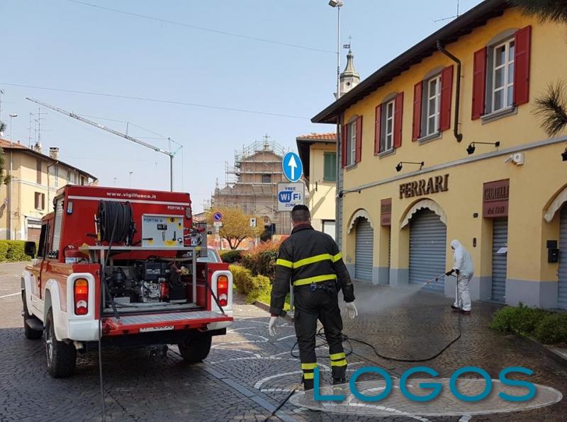 Castano - Operazioni di sanificazione Castano - Operazioni di sanificazione