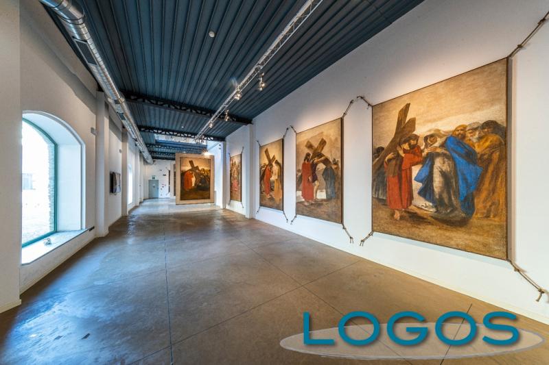 Castano Primo - La Via Crucis di Gaetano Previati al museo civico (Foto Franco Gualdoni)