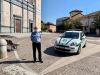 Arconate - La Polizia locale durante un controllo 