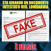 Milano - Documento intestato Regione è falso (Foto internet)
