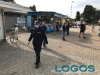 Castano - Controlli al mercato cittadino per l'emergenza Coronavirus (Foto d'archivio)