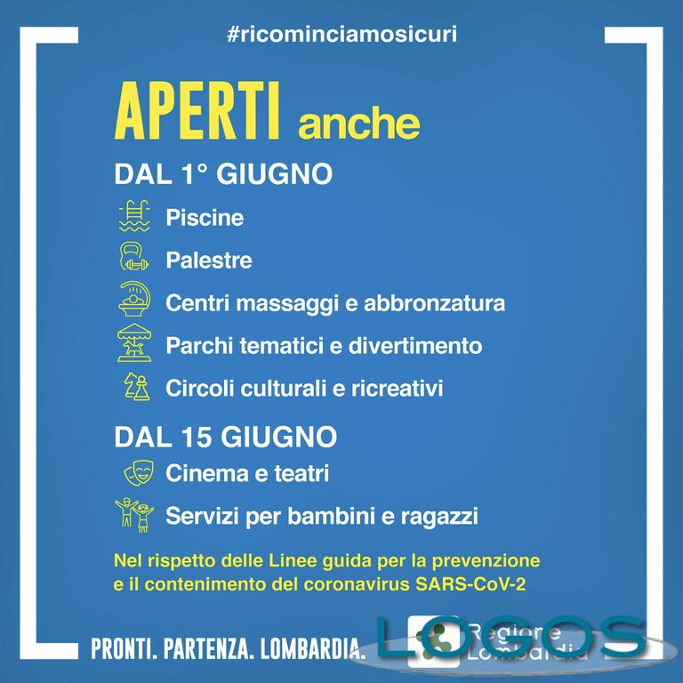 Territorio - Nuove riparture dall'1 giugno Territorio - Nuove riparture dall'1 giugno