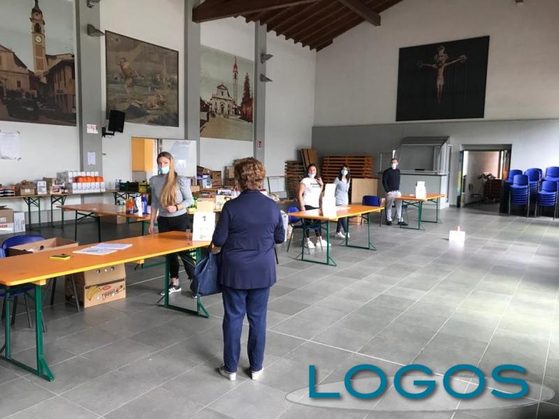 Castano - La consegna delle mascherine 