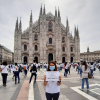 Milano - Infermieri in piazza in protesta