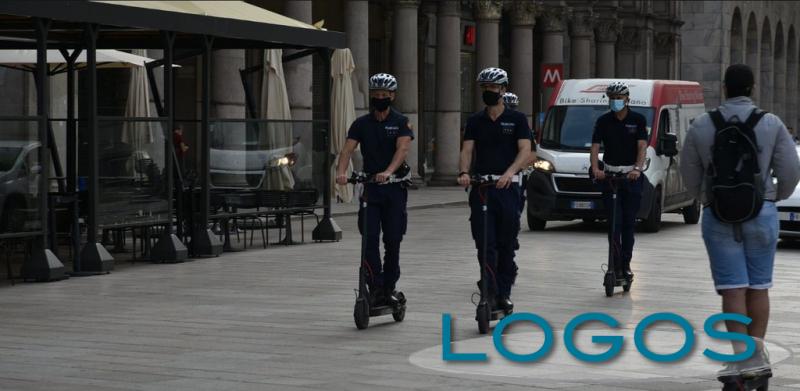 Milano - Polizia locale in monopattino (Foto internet)