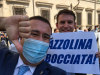 Politica - Fabrizio Cecchetti manifesta contro Azzolina
