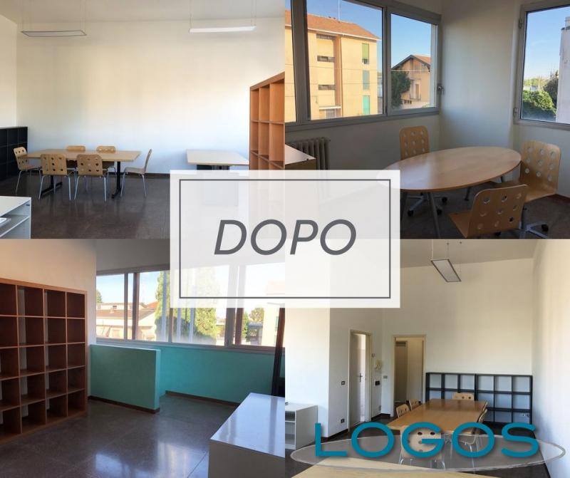 Vanzaghello - Le sedi create sopra la palestra delle Medie 