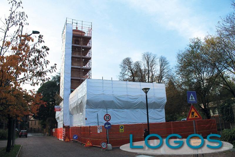 Buscate - Lavori nella chiesetta di San Pietro (Foto d'archivio)