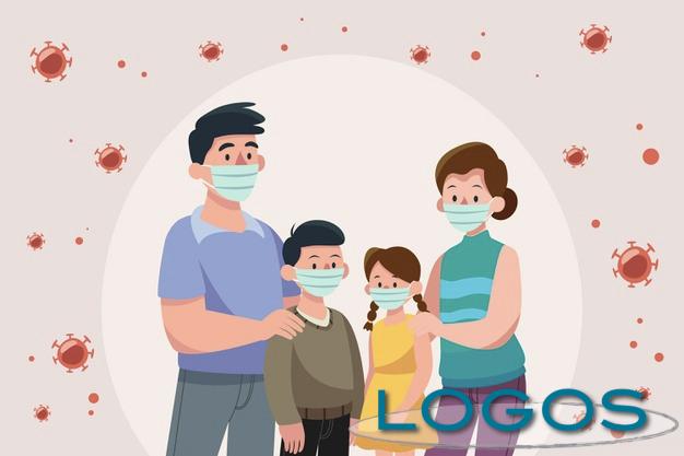 Salute - Famiglia con la maschierina (disegno da internet) Salute - Famiglia con la maschierina (disegno da internet)