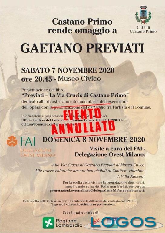Castano - Centenario Previati: eventi annullati 