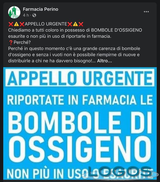 Dairago - Appello della Farmacia Perino