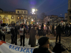 Milano - Momento di celebrazioni a Piazza Fontana.