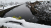 Bernate Ticino - Neve dal ponte sul Naviglio