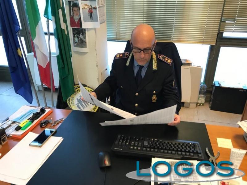 Turbigo - Il comandante Fabrizio Rudoni (Foto d'archivio)