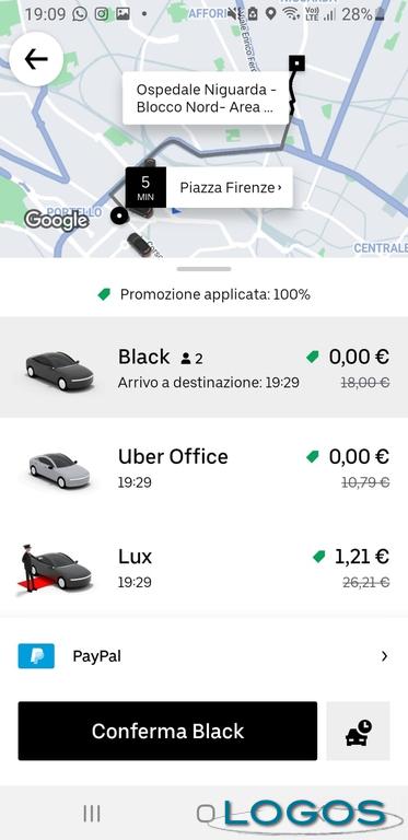 Milano - Uber per i vaccini 