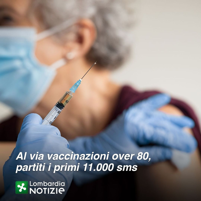 Salute - Sms per i primi vaccini 'over 80' Salute - Sms per i primi vaccini 'over 80'