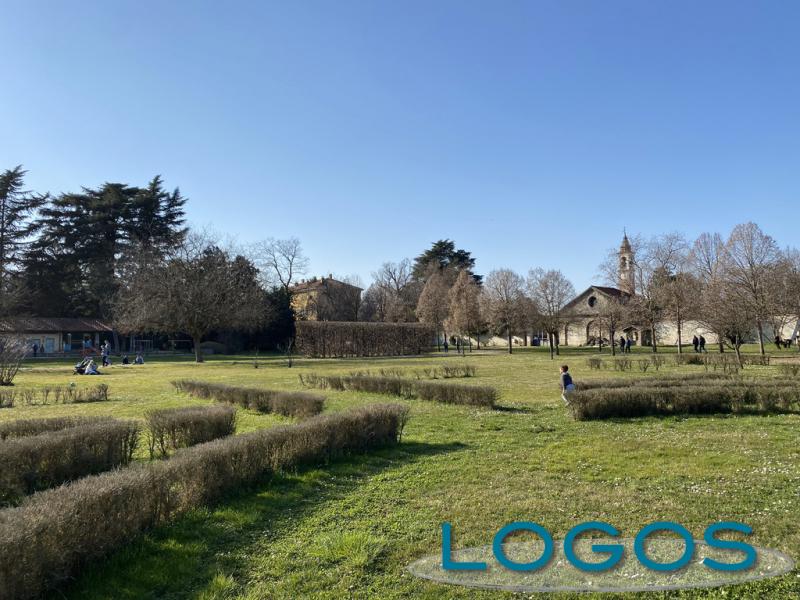 Cuggiono - Villa Annoni, l'area del giardino inglese