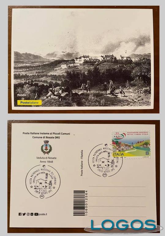 Nosate - Cartolina e francobollo 'speciale' per Nosate 