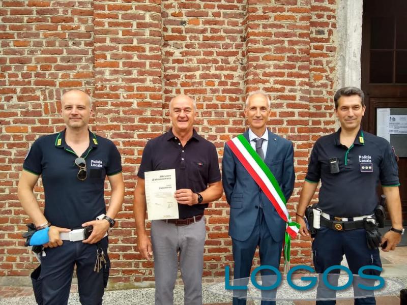 Nosate - Riconoscimento per l'ex Vigile urbano, Daniele Zanzottera 