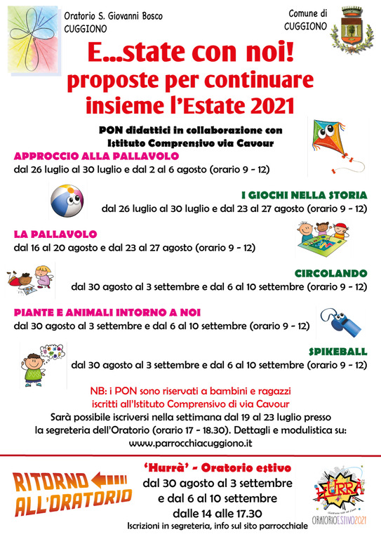 Cuggiono - PON e attività estate 2021