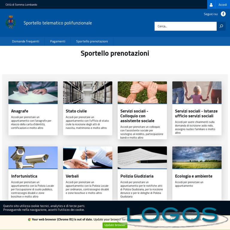 Territorio - Comune: appuntamenti online Territorio - Comune: appuntamenti online