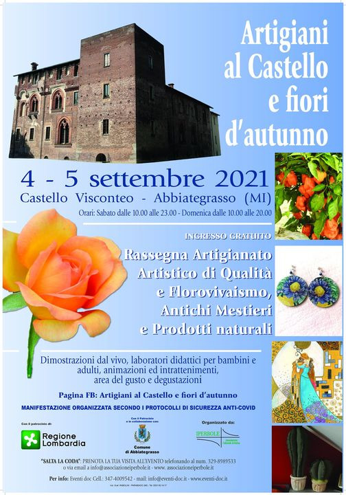 Abbiategrasso - Fiori d'autunno 2021, la locandina