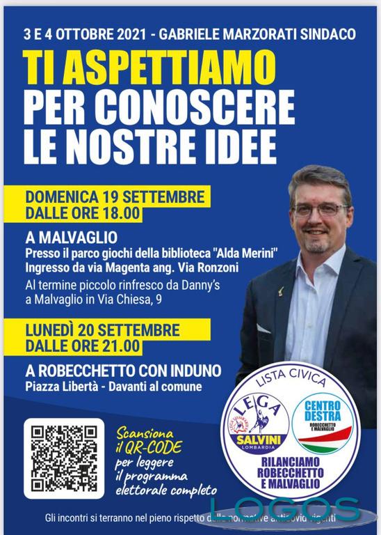 Robecchetto / Politica - Gabriele Marzorati: presentazioni 