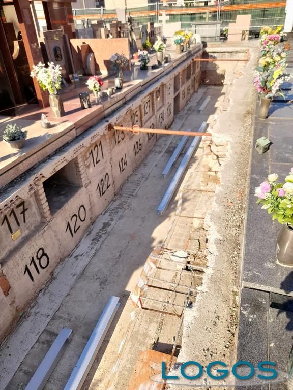 Buscate - Lavori al cimitero Buscate - Lavori al cimitero