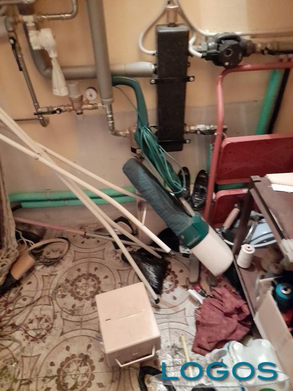 Cronaca - Uno dei locali messi a soqquadro 