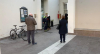 Vanzaghello - Gente in attesa fuori dall'ambulatorio 