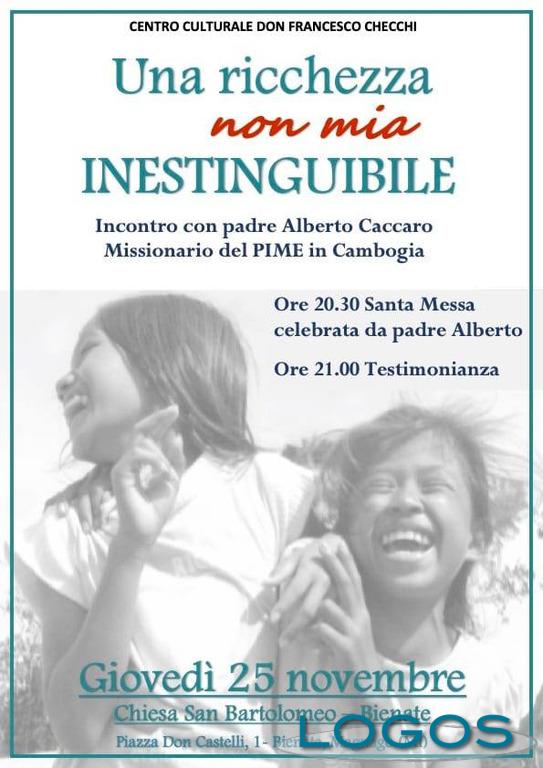 Bienate - Incontro con padre Alberto Caccaro 