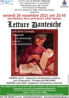 Magnago - Letture Dantesche, il volantino