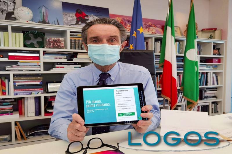 Milano - Il presidente della Lombardia, Attilio Fontana 