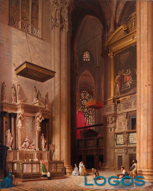 Territorio - L'opera ’Interno del Duomo di Milano con l’altare di Santa Tecla'