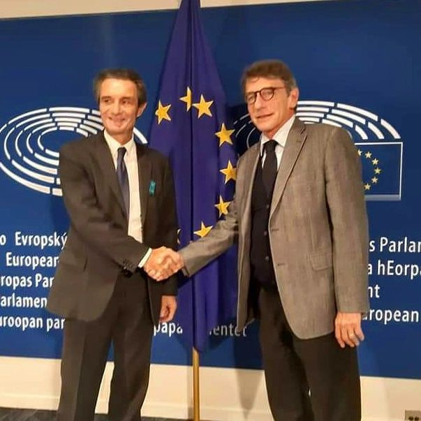 Politica - Attilio Fontana e David Sassoli