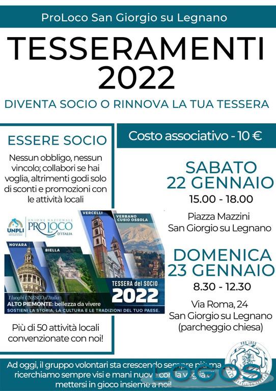 San Giorgio su Legnano - Tesseramento Pro Loco 