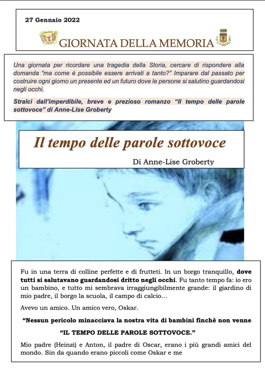 Cuggiono - ‘Il tempo delle parole sottovoce’