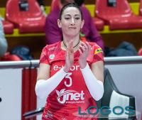Sport - UYBA, giocatrice in fase di allenamento