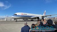 Malpensa - L'arrivo della bandiera olimpica 