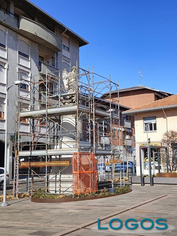 Magnago - Pulizia e restauro dei monumenti 