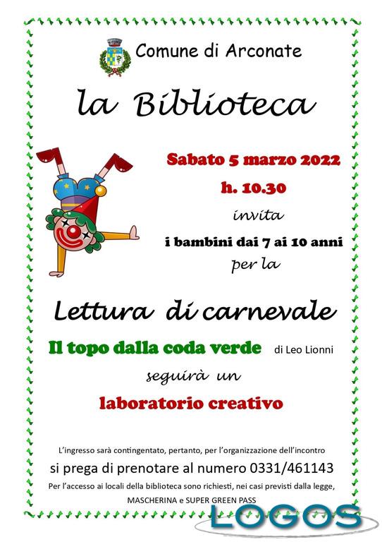 Arconate / Eventi - Carnevale in biblioteca 