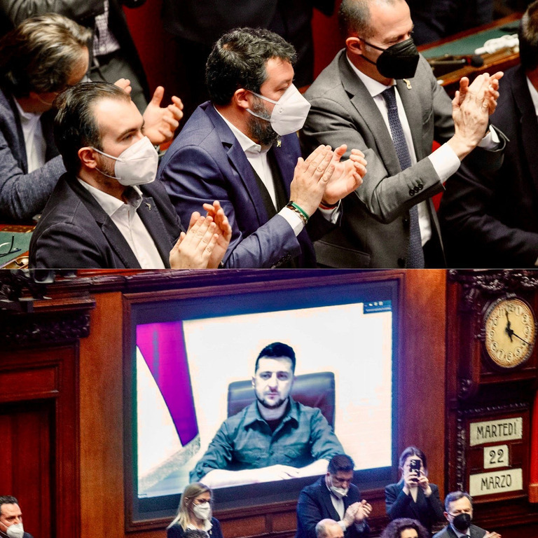 Politica - Salvini commenta Zelensky
