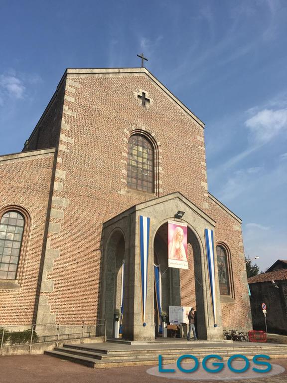Turbigo - L'ingresso della chiesa parrocchiale